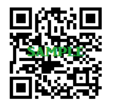 QR code sample